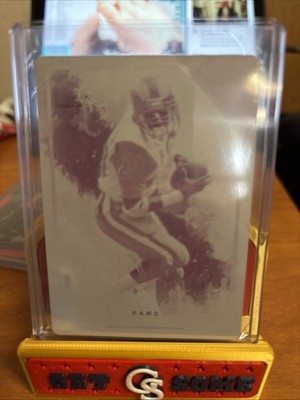 2025 panini impeccable football eric dickerson printing plate /1
