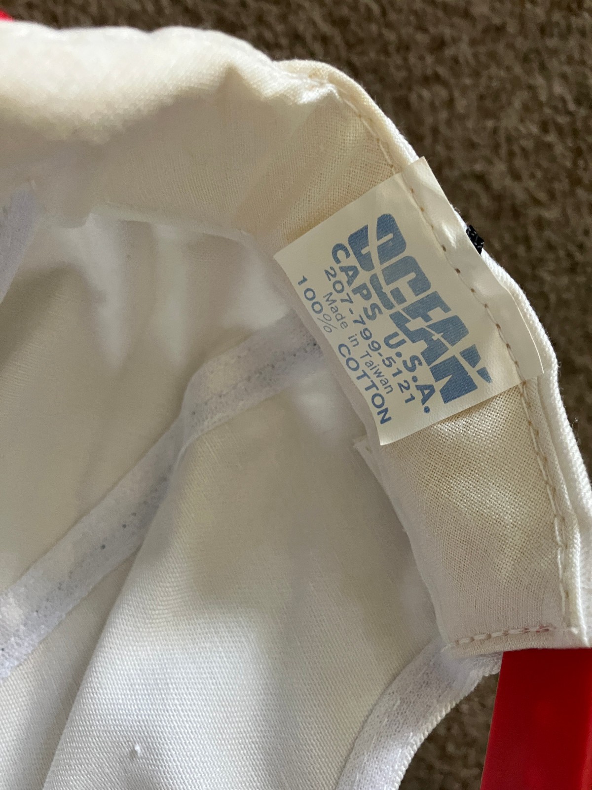 Auto Palace Performance Team Hat Snapback Red Whi… - image 7