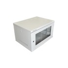 19 Armoire suspendue ECO 6U 540x400 porte vitrée RAL7035 005276