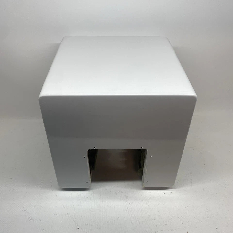 Gabinete Micro 3000 doble personalizado de 10” solamente. Perla blanca brillante Foto 2 de 4