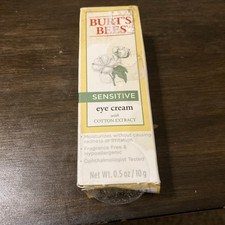 Burt's Bees Sensitive Eye Cream 0.5 oz Cotton Extract