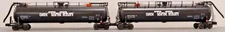 Lionel 6-29774 GATX TankTrain 2-Pack (Black) - New!!