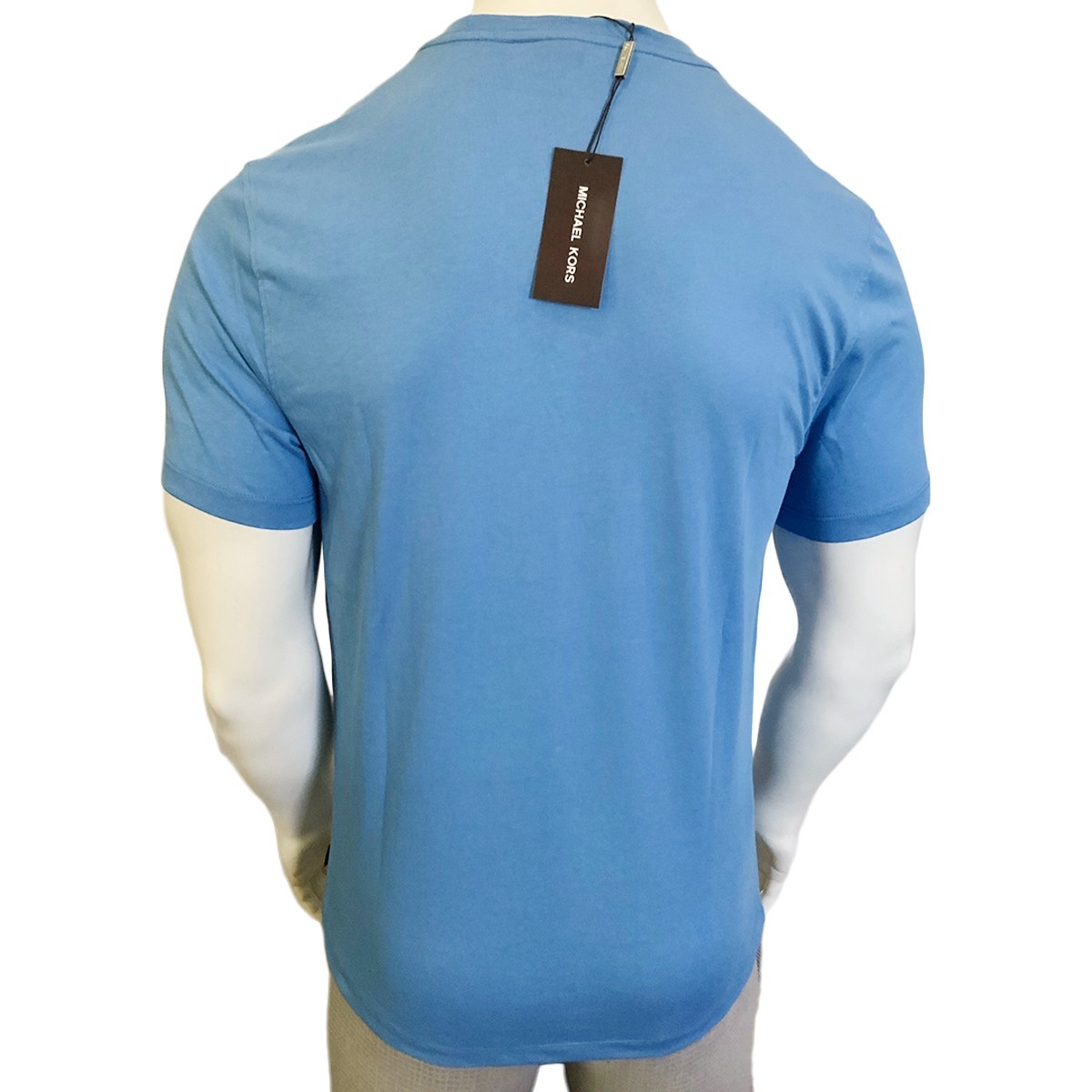 NWT MICHAEL KORS MSRP $56.99 MEN'S BLUE CREW NECK SHORT SLEEVE T-SHIRT SIZE M thumbnail 5