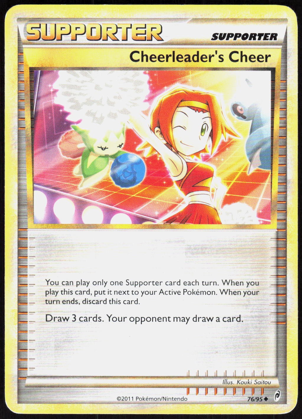Cheerleader's Cheer 76 Call of Legends Rare Pokemon NM/M