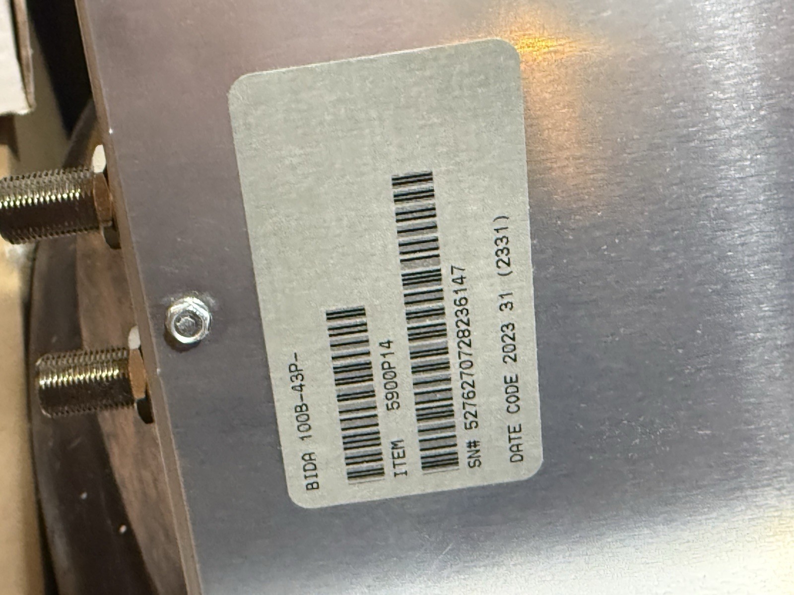 BLONDER TONGUE BIDA-100B-43P BIDA BROADBAND INDOOR DISTRIBUTION AMPLIFIER R2