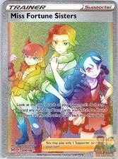 Miss Fortune Sisters 209/196 Rainbow Rare Lost Origin Pokemon Near Mint on eBay