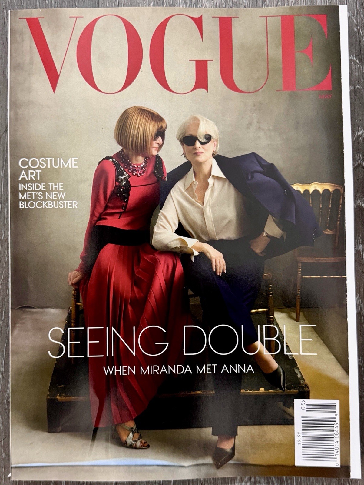VOGUE MAGAZINE - USA - MAY 2026 - MERYL STREEP & ANNA - BRAND NEW