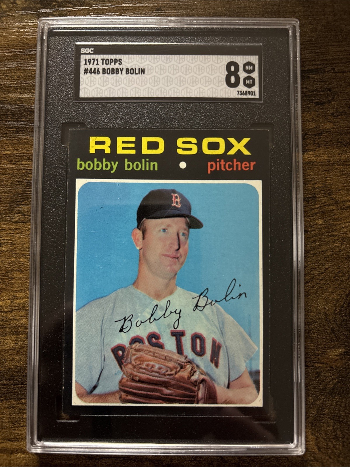 1971 Topps Bobby Bolin SGC 8 NM-MT