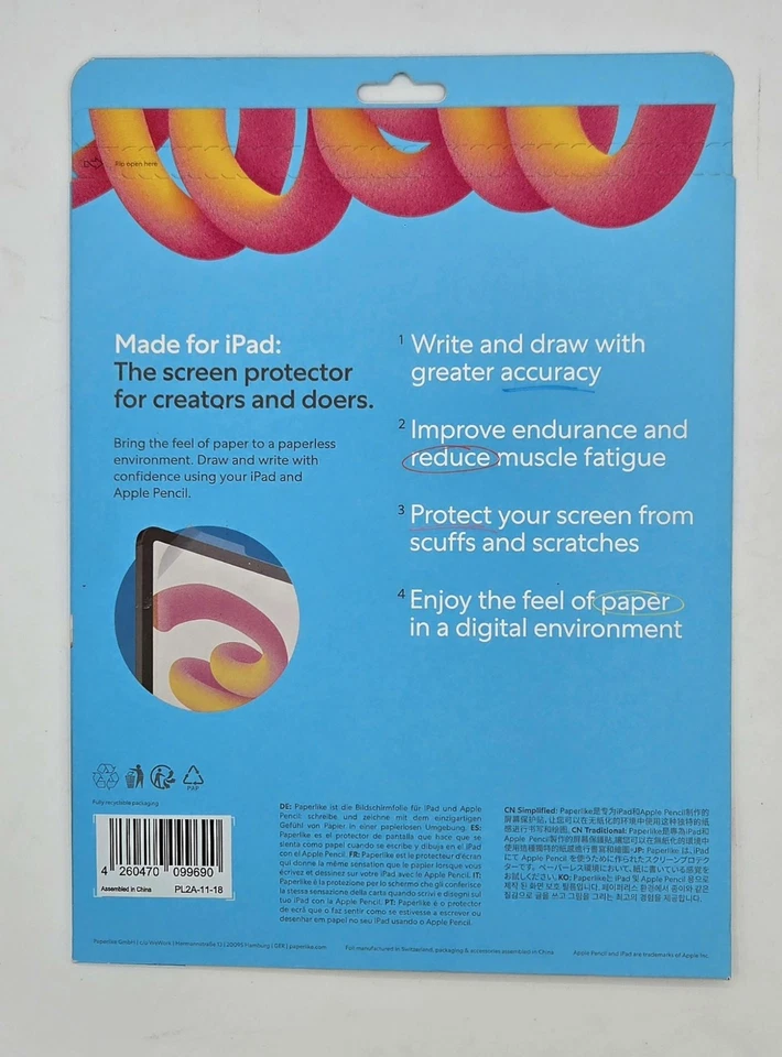 Paperlike Screen Protector 2pk For Apple iPad Pro 11in and iPad Air 10.9in - Image 2 of 2