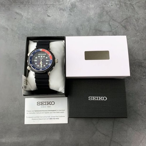 Seiko Prospex SNJ027 Cal.H851 Plongeurs 200m Padi Box Solaire Montre Hommes Auth - Photo 8 sur 9