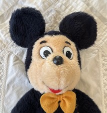 Vintage Knickerbocker Mickey Mouse Plush 18  Walt Disney Productions Tag