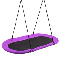 Large Platform Swing Backyard 60’’ Tree Swing-Purple