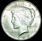 1925-P Peace Dollar: Vibrant & Frosty "Orange Peel" Luster; Great Grade — photo 1