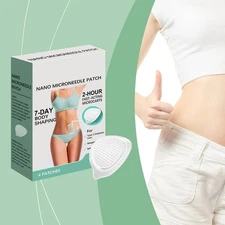 Belly Patches 4-pieces Stomach Slimming Patches Adhesive Belly Button Care Pads