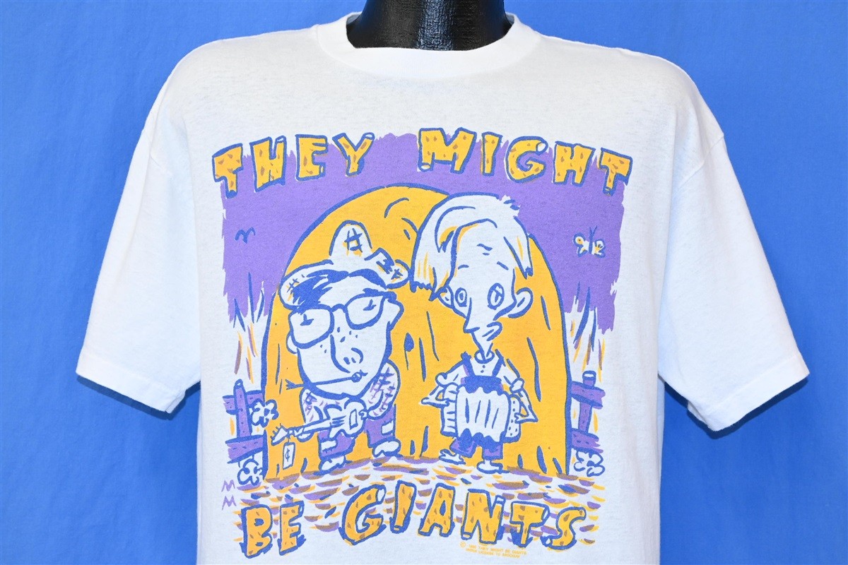 vintage 90s THEY MIGHT BE GIANTS FLOOD NORTH AMERICA TOUR 1990 t