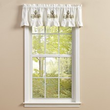 Spring Garden Valance 14x60 Soft Ivory Country Garden Shed Potting House Park