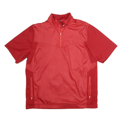 NIKE Sport-Sweatshirt Herren rot 1/4 Reißverschluss L Polyester