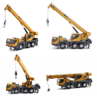 Huina 1:50 Alloy Car Diecast Truck-Mounted Crane Model Construction  Engineering UK