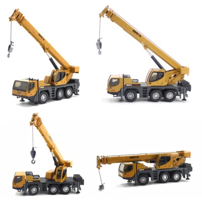 Huina 1:50 Alloy Car Diecast Truck-Mounted Crane Model Construction Engineering