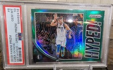 2019-20 Panini Prizm - Get Hyped! #6 Luka Dončić - Green Prizm - PSA 10