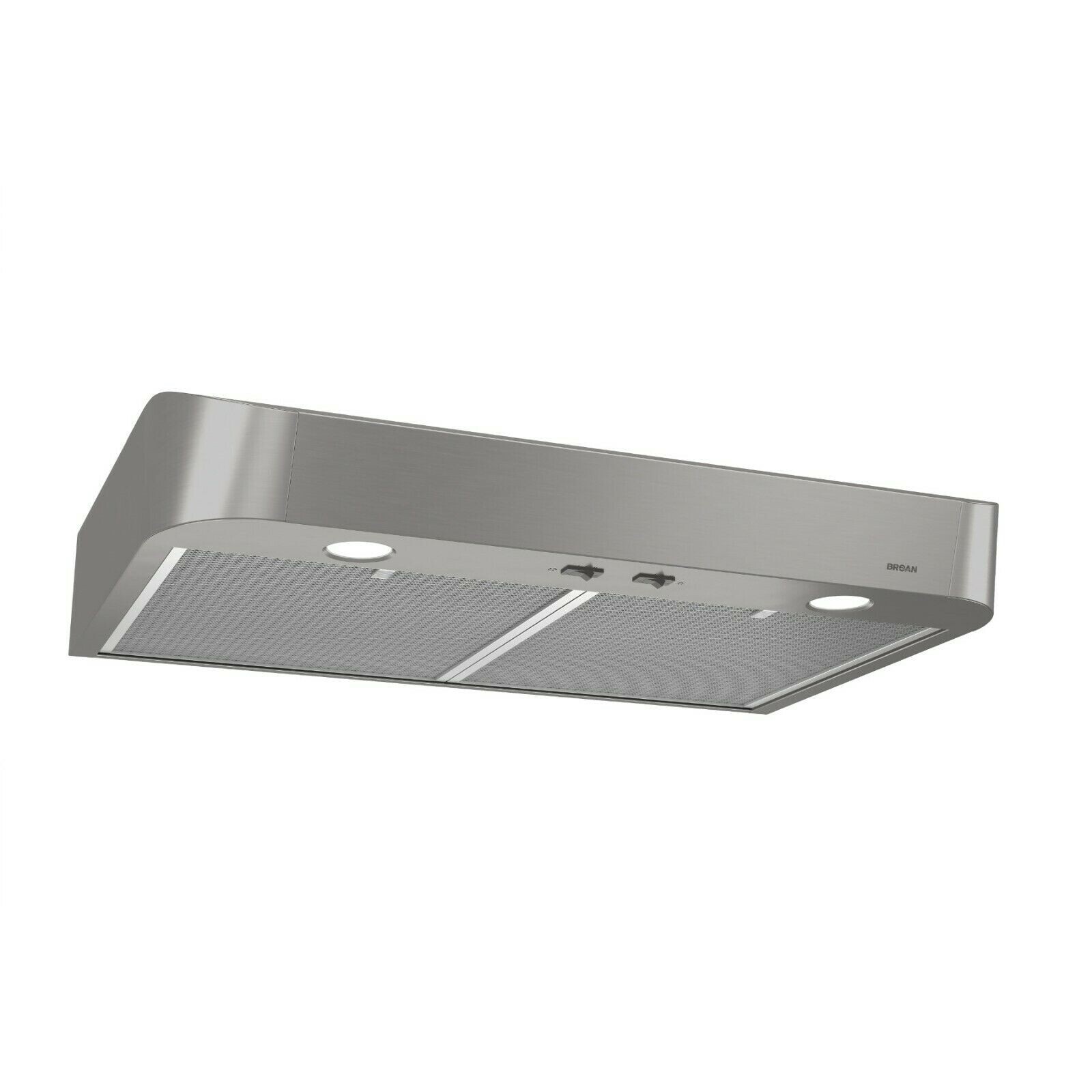 BROAN 30" ANTERO CLSC130SS STAINLESS STEEL CAPTUR UNDER CAB RANGE HOOD