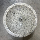 Vessel Sink Bowl Lunar Pearl White and Black Granite Bathroom Vanity Vs-01