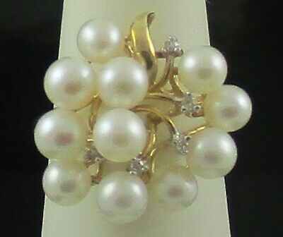 14K Yellow or White Gold Cultured Freshwater Pearl Ring 14K Yellow or White Gold Cultured Freshwater Pearl Ring