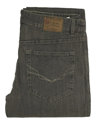 H.I.S Randy W 34 L 32 Stretch Jeans Straight Vintage Brown 12310 1076  2.Wahl