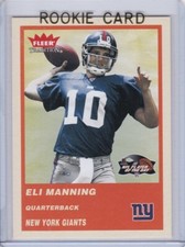 ELI MANNING ROOKIE CARD 2004 Football FLEER TRADITION POD New York Giants NFL RC