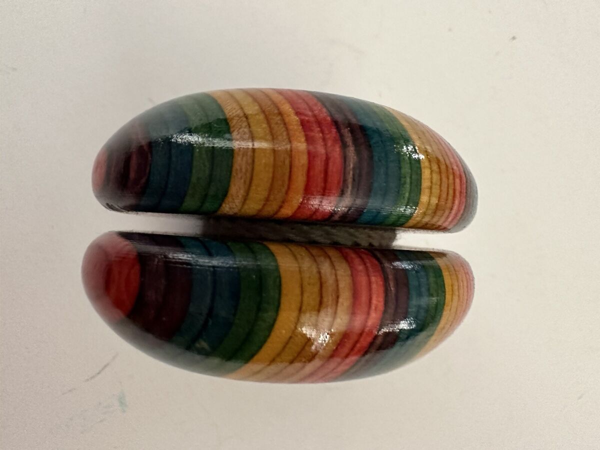 Vintage BC Yoyo 1996 Rainbow Champion Hardwood Made in USA