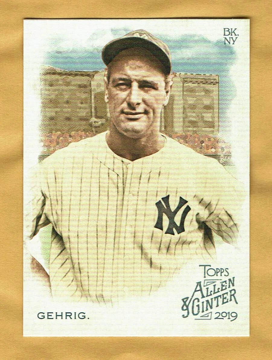Lou Gehrig 2019 Season Baseball Sports Trading Cards & Accessories