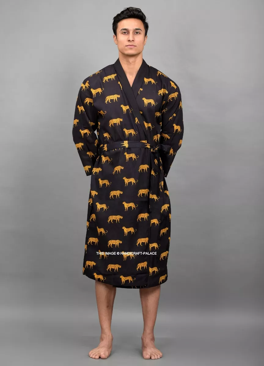 Cotton wrap dressing best sale gown