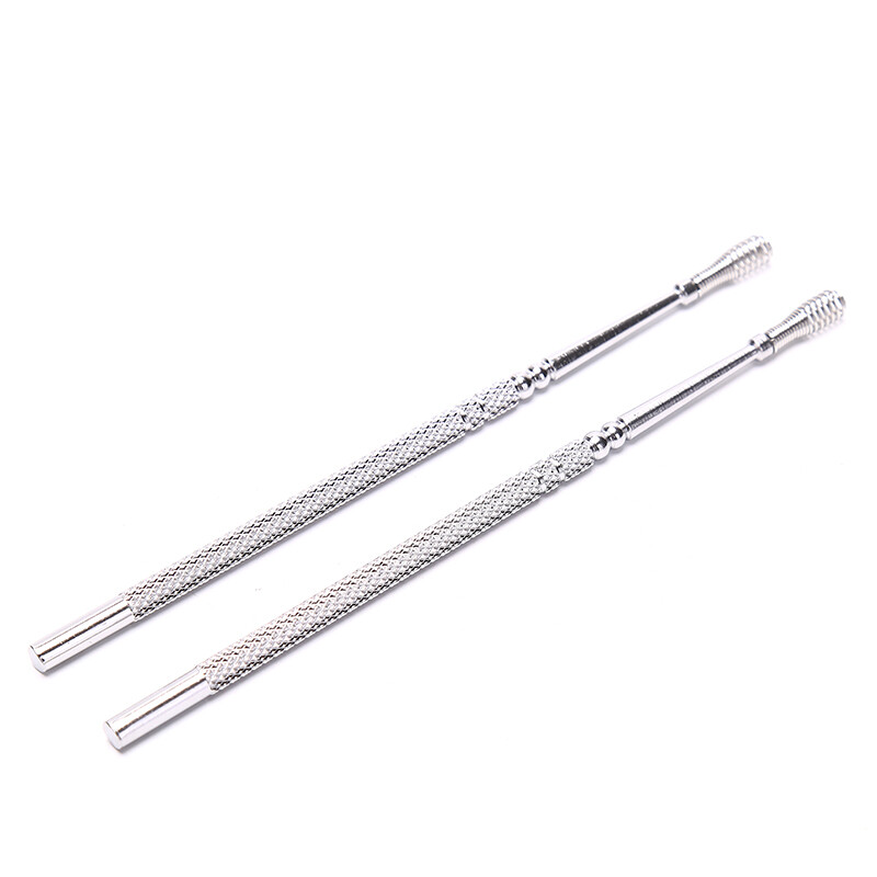 2pcs Ear Pick Cleaning Tools Steel Spring Ear Wax Remove Health Stick