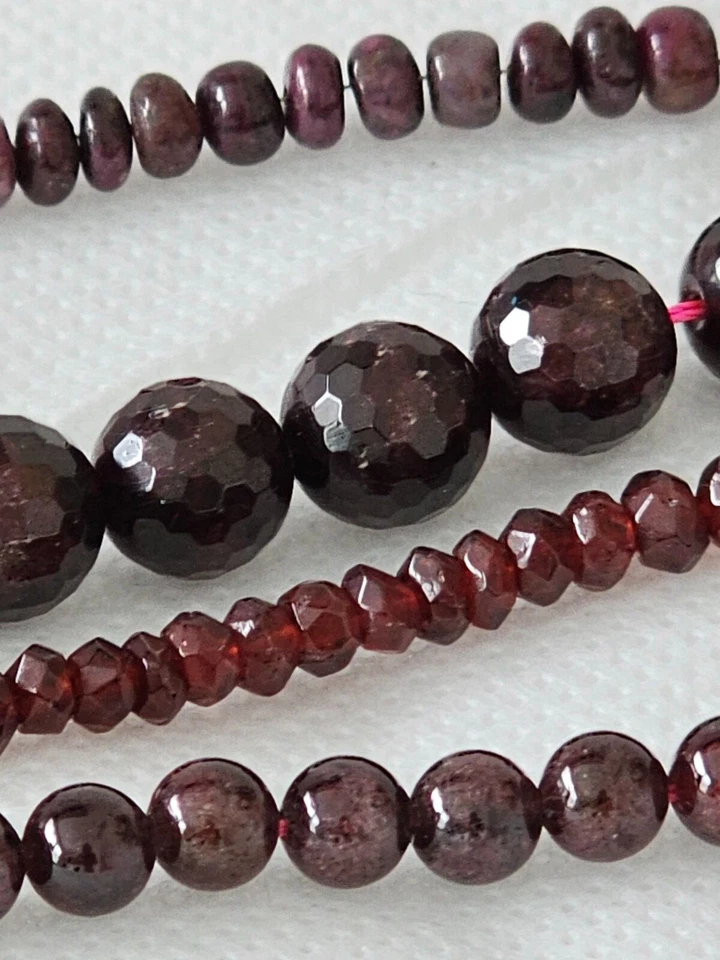 Garnet Genuine Gemstone Strands - Image 2 of 4