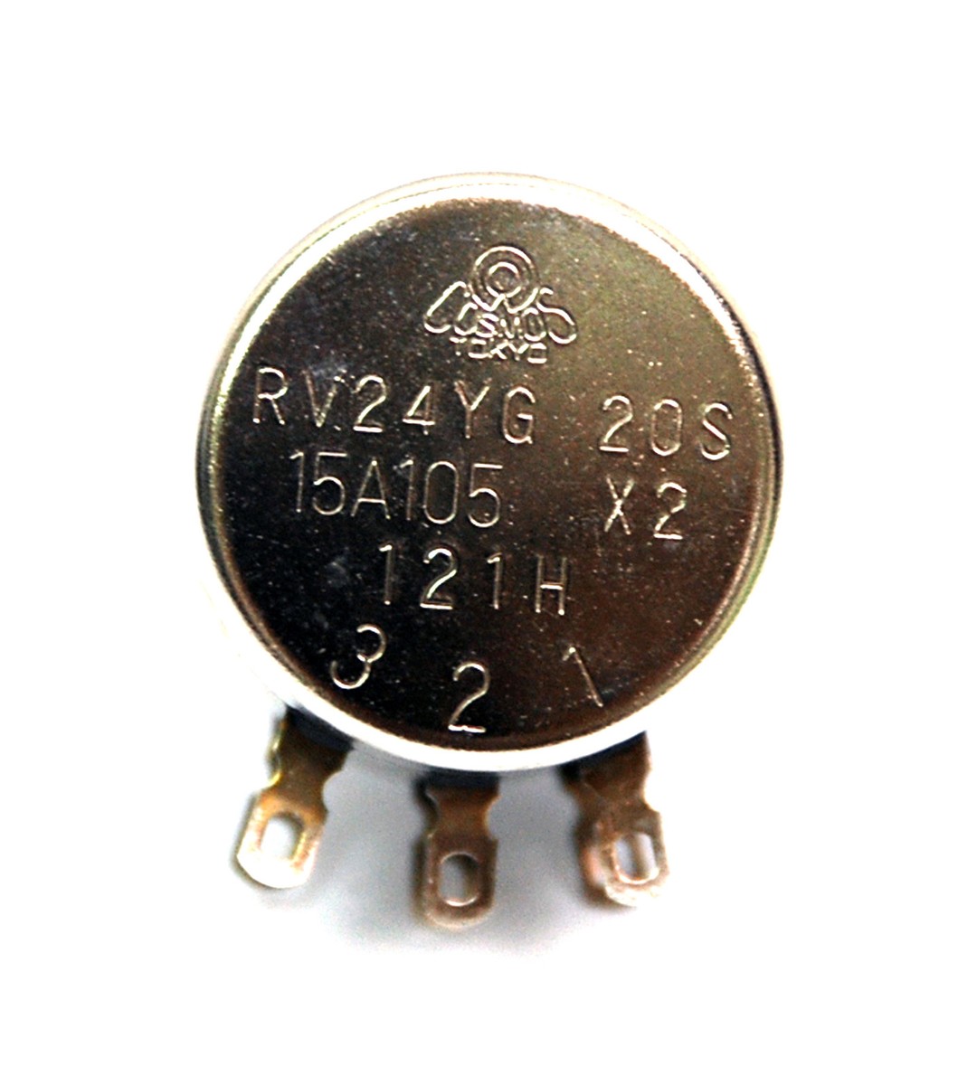 1pc COSMOS TOCOS Potentiometer RV24YG 20S 15A105 x2 A1MΩx2 1pc COSMOS TOCOS Potentiometer RV24YG 20S 15A105 x2 A1MΩx2