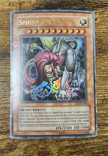 Sphinx Teleia - Yu-Gi-Oh! Movie Exclusive Pack EP1-EN003 Holo HP 51402177 - Picture 3 of 6