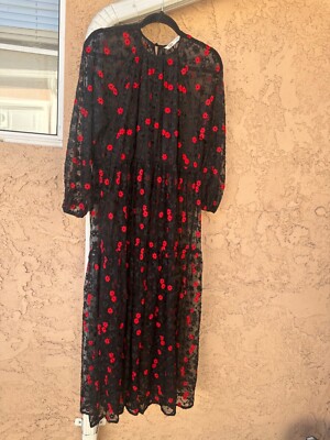 black red midi dress red and black midi dress Black and Red Long Sleeve Wrap Midi Dress  AX  Paris