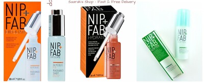 Neu in Verpackung + FAB verschiedene Artikel Hyaluron & Radiance Shot, Feuchtigkeitscreme Maske Liquid Glow