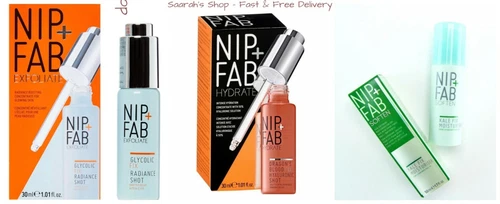 NIP+FAB Various Items Hyaluronic & Shine Shot, Moisturizing Liquid Mask