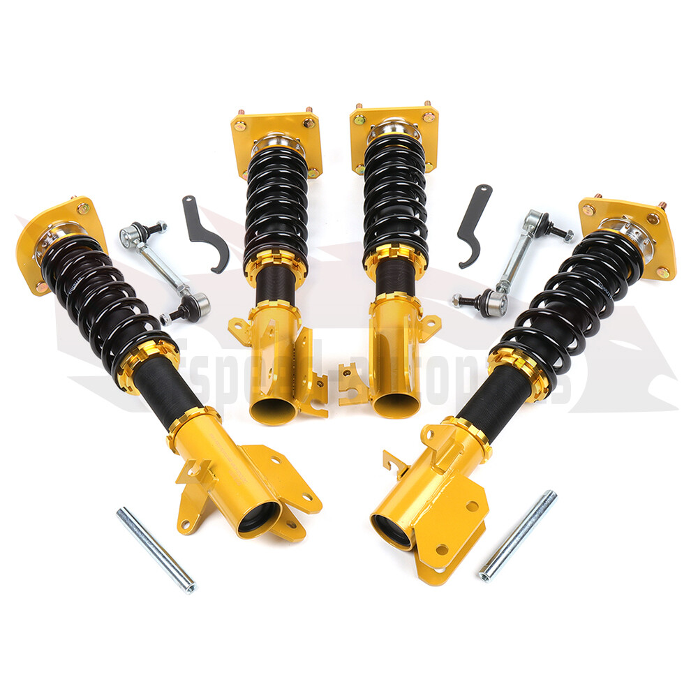 Yellow Coilovers Struts Shocks Suspension Kits For 19992002 Mazda