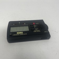 Korg Chromatic Tuner CA-30 Black EUC Tested/Works