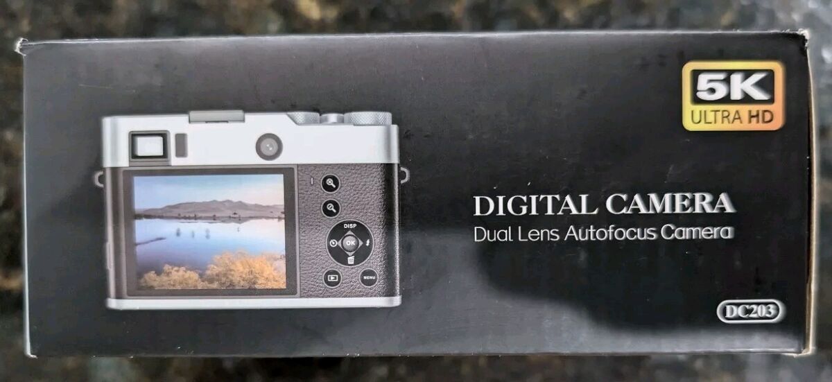 Shenzhen Sonida DC203 Digital Camera w/ Batteries & Box-5k Shenzhen Sonida DC203 Digital Camera w/ Batteries & Box-5k