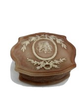 Vintage, Genuine Incolay Stone, made in the USA, trinket jewelry box