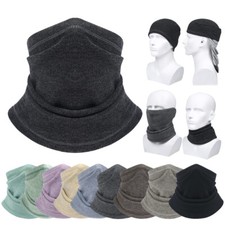 Men's Women's Neck Gaiter Windproof Warm Half Face Mask Ski Hiking Scarf Bandana