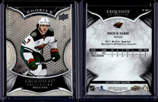 2023-24 UD Black Diamond Exquisite Collection Rookies Brock Faber /399