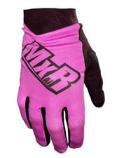Gants de moto rose et noir MXAiR taille M