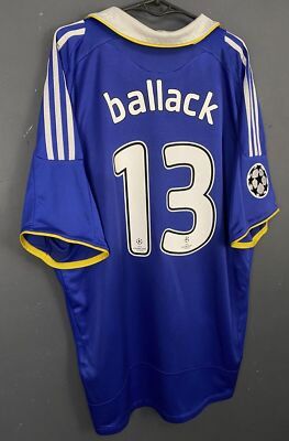 MENS FC CHELSEA 2007/2008 BALLACK #13 UEFA SOCCER FOOTBALL SHIRT