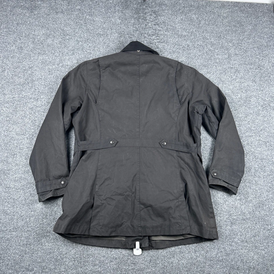 Filson Jacket Adult Large Moorcroft Field Smoke Black Waxed Cotton Womens - Image 2 of 4