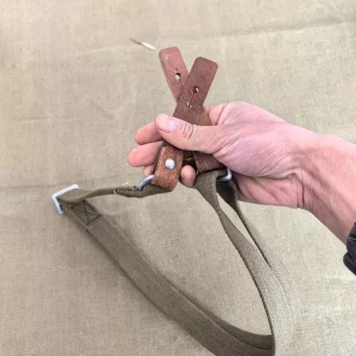 1 Stück Überschuss Original SKS Sling Typ 56 Canvas Riemen RAR Artikel Chinesische Armee - Bild 4 von 9