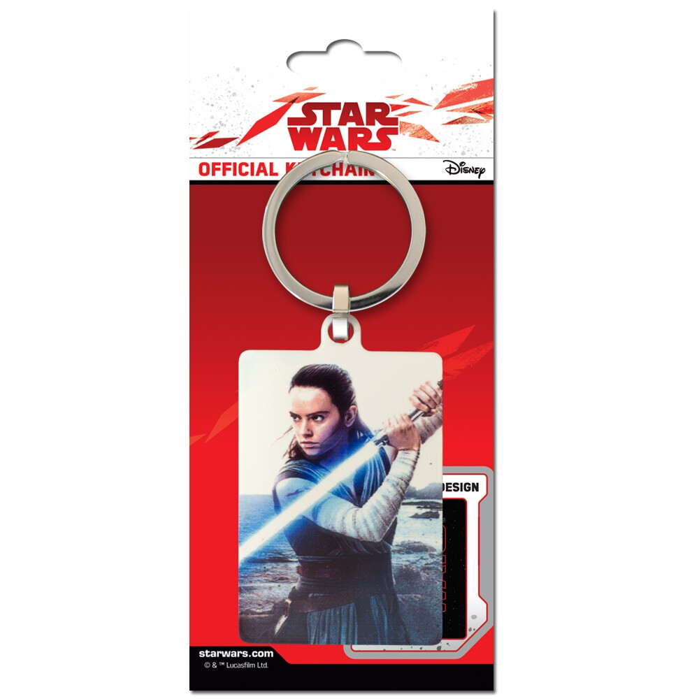 Star Wars MK38780C Rey Engage Premium Steel Licensed Keychain-Keyring